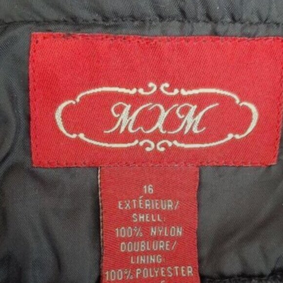 MXM / Floral Lace Balloon Hem Knee Length Skirt Black Sz 16 - Picture 12 of 12